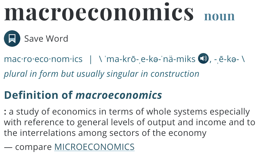 macroeconomics